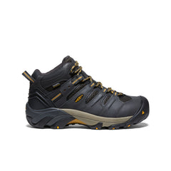 Men's Lansing Mid Waterproof (Steel Toe) Raven/Tawny Olive / Keen / Raven/Tawny Olive