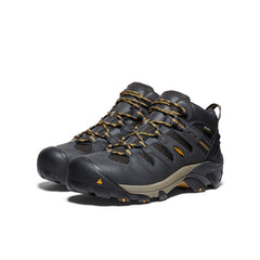 Men's Lansing Mid Waterproof (Steel Toe) Raven/Tawny Olive / Keen / Raven/Tawny Olive