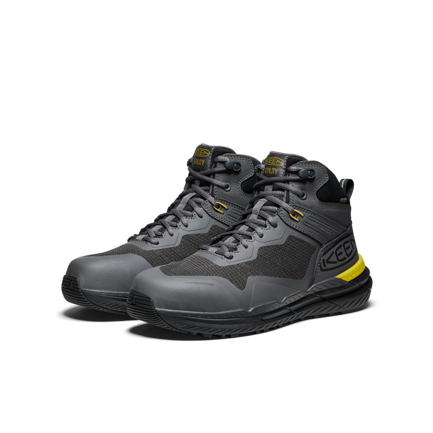 Men's Synchro Waterproof Work Boot (Carbon Toe) Magnet/Black / Keen / Magnet/Black