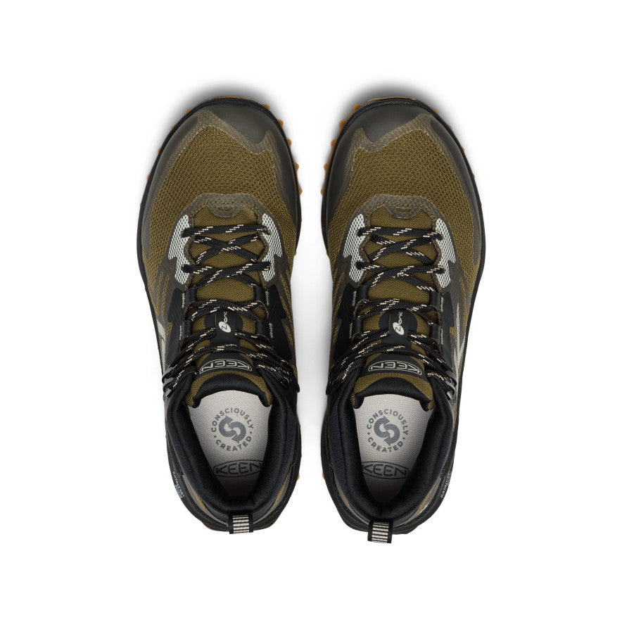 Men's Zionic NXT Waterproof Hiking Boot Dark Olive/Black / Keen / Dark Olive/Black