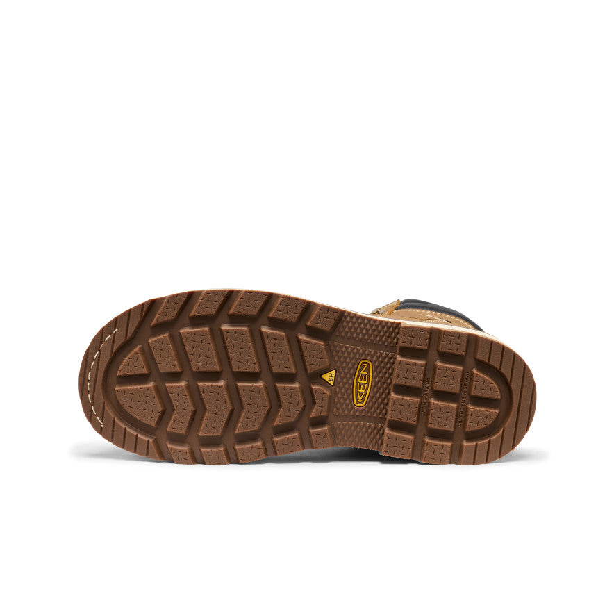 Men's Cincinnati 8" Waterproof 90° Heel Boot (Carbon Toe) Belgian/Sandshell / Keen / Belgian/Sandshell