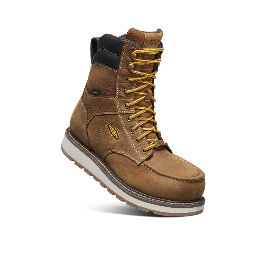 Men's Cincinnati 8" Waterproof Boot (Carbon Toe) Belgian/Sandshell / Keen / Belgian/Sandshell