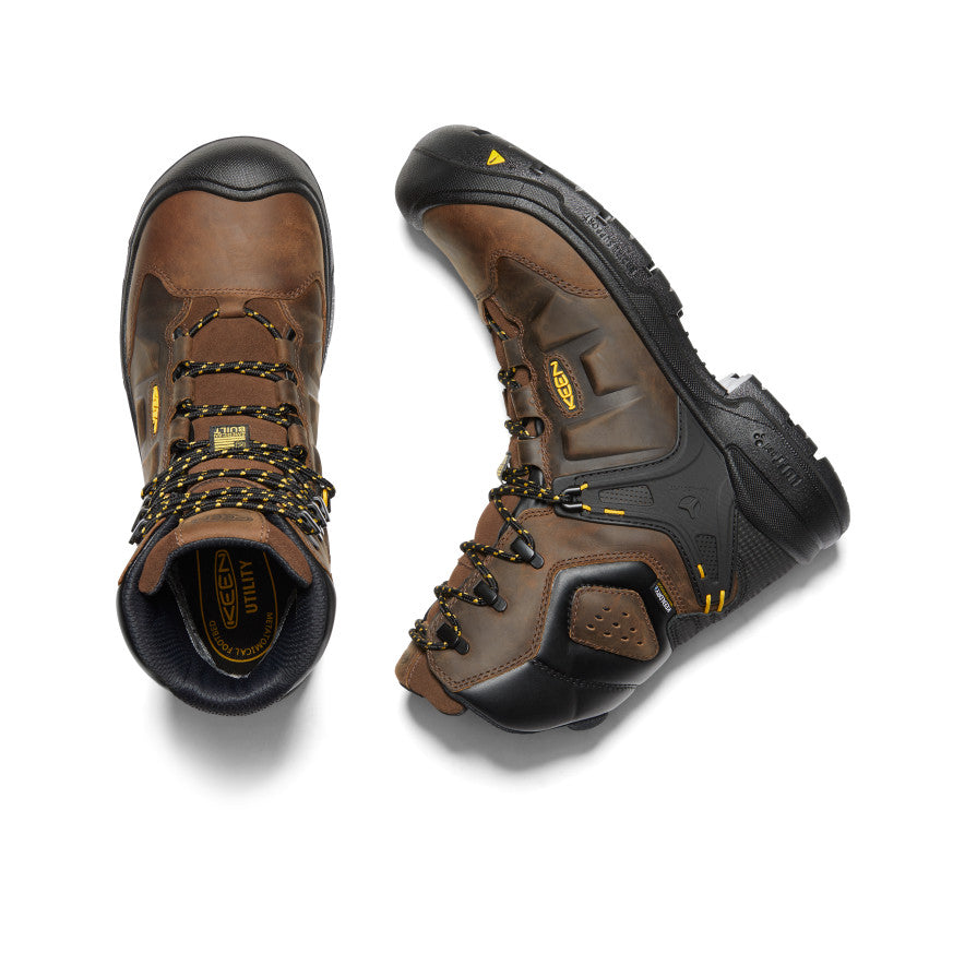 Men's Dover 8" Waterproof Boot (Carbon Toe) Dark Earth/Black / Keen / Dark Earth/Black