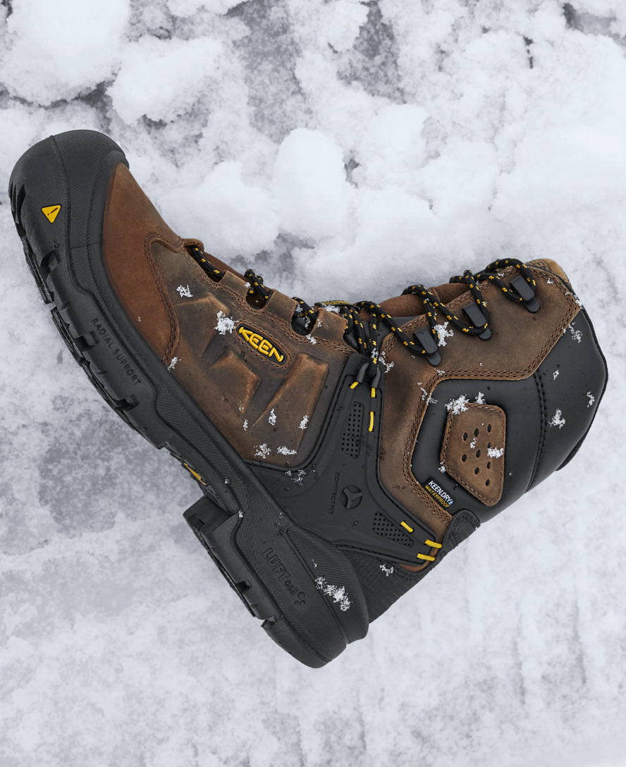Men's Dover 8" Waterproof Boot (Carbon Toe) Dark Earth/Black / Keen / Dark Earth/Black