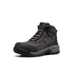 Men's Skokie Waterproof Work Boot (Carbon Toe) Magnet/Black / Keen / Magnet/Black