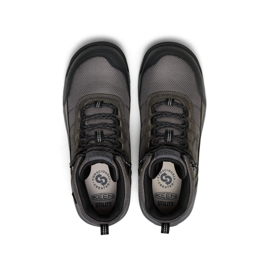 Men's Skokie Waterproof Work Boot (Carbon Toe) Magnet/Black / Keen / Magnet/Black