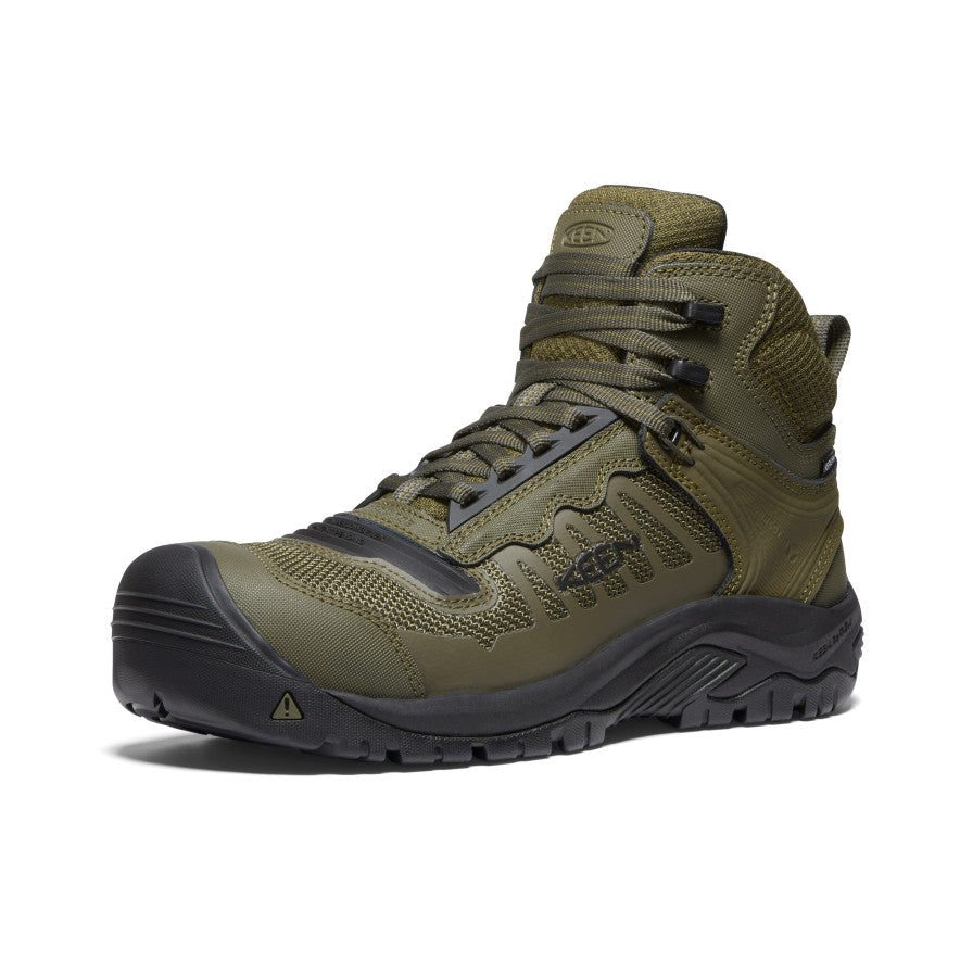 Men's Reno Mid Waterproof (Carbon Toe) Dark Olive/Black / Keen / Dark Olive/Black