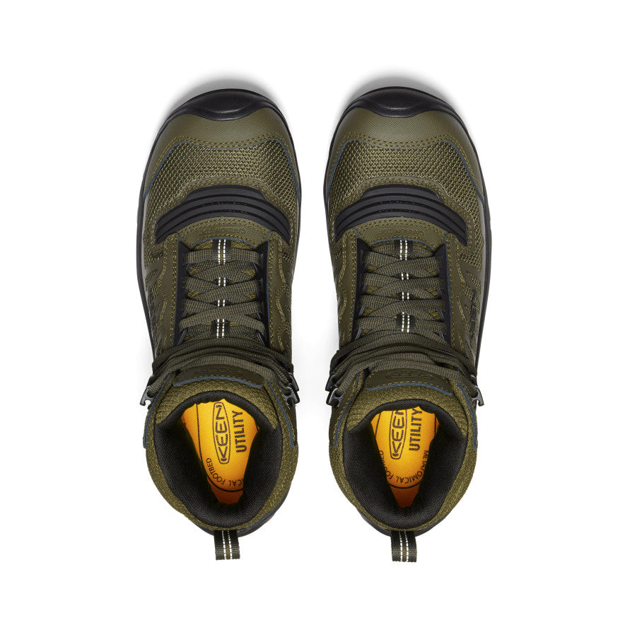 Men's Reno Mid Waterproof (Carbon Toe) Dark Olive/Black / Keen / Dark Olive/Black