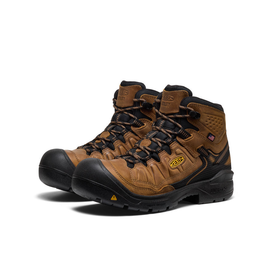 Men's Targhee IV Waterproof Work Boot (Soft Toe) Belgian/Black / Keen / Belgian/Black