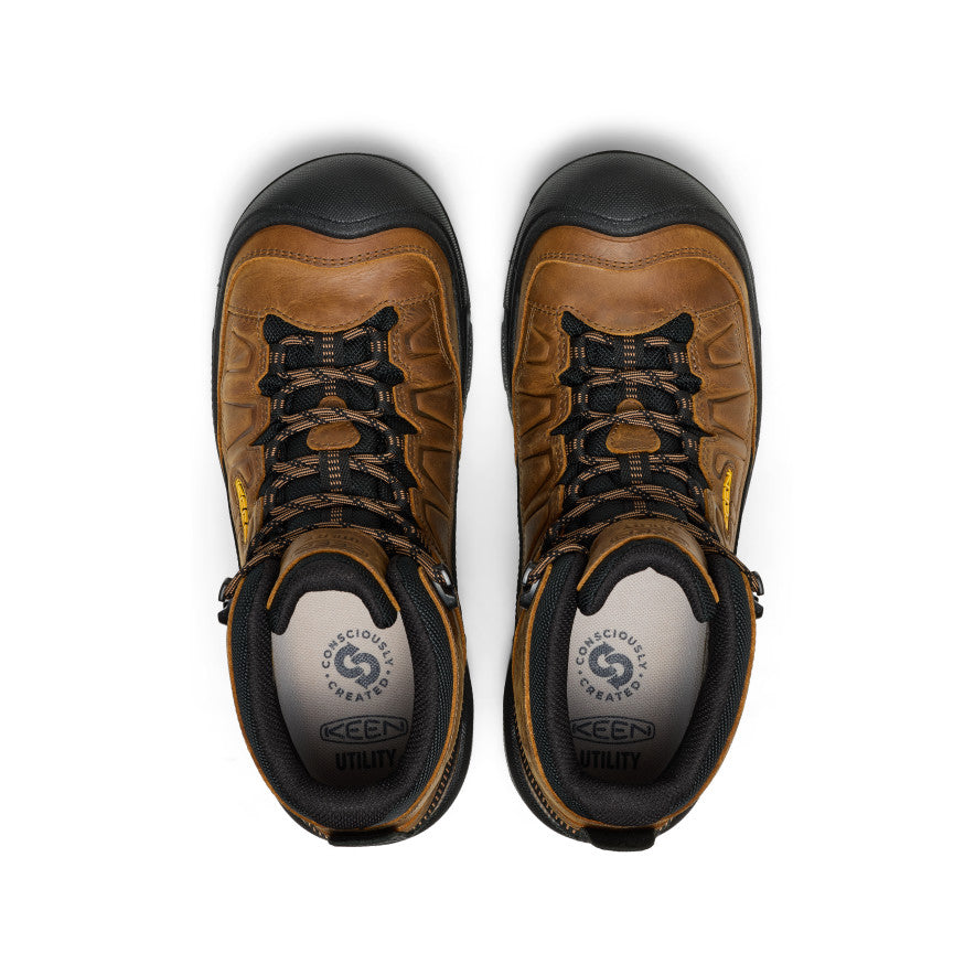 Men's Targhee IV Waterproof Work Boot (Soft Toe) Belgian/Black / Keen / Belgian/Black