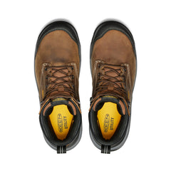 Men's Evanston 6" Waterproof Boot (Carbon Toe) Bison/Black / Keen / Bison/Black