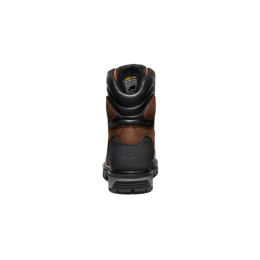 Men's Camden 8" Insulated Waterproof Boot (Carbon Toe) Leather Brown/Black / Keen / Leather Brown/Black