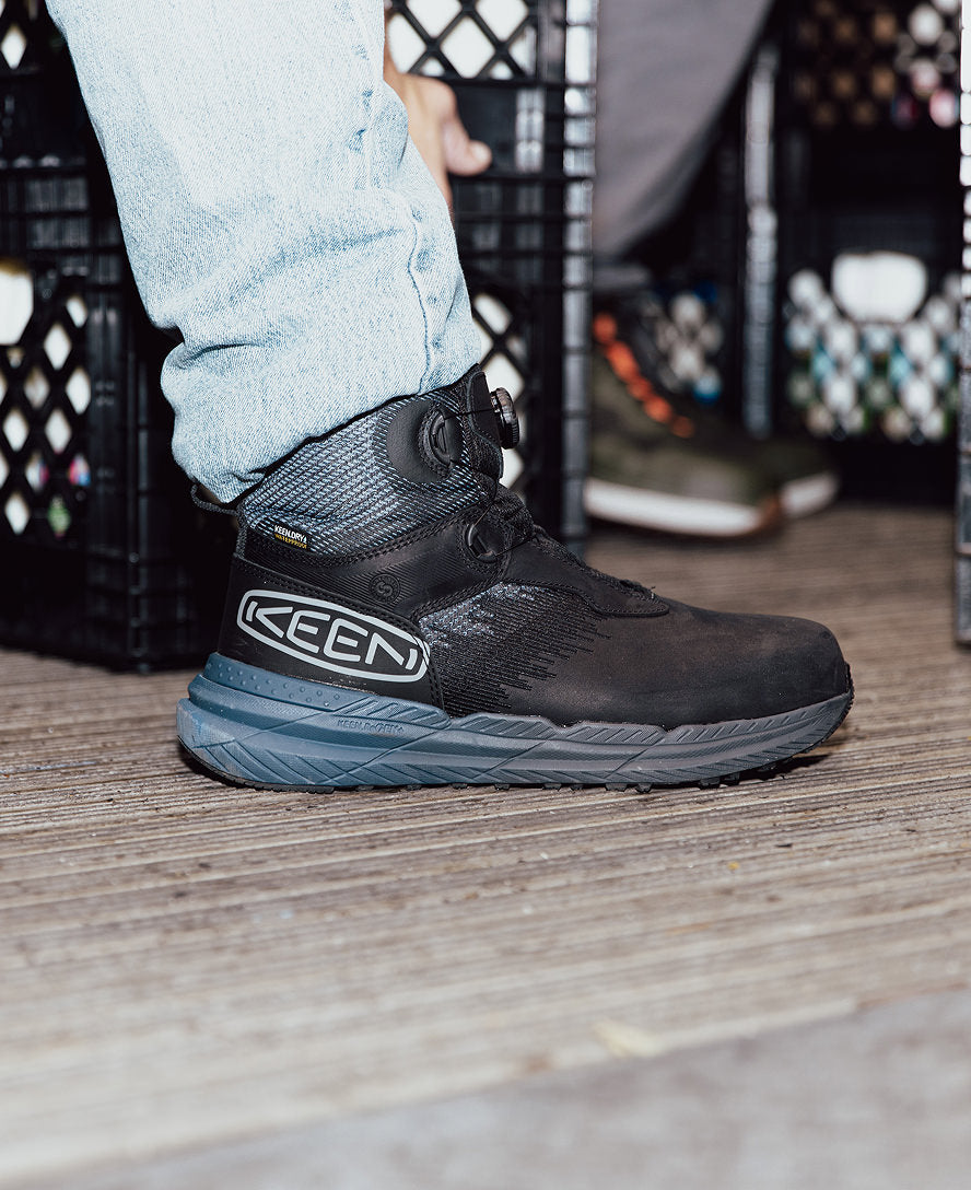 Men's Snapline RF Waterproof Boot (Carbon Toe) Vintage Indigo/Black / Keen / Vintage Indigo/Black