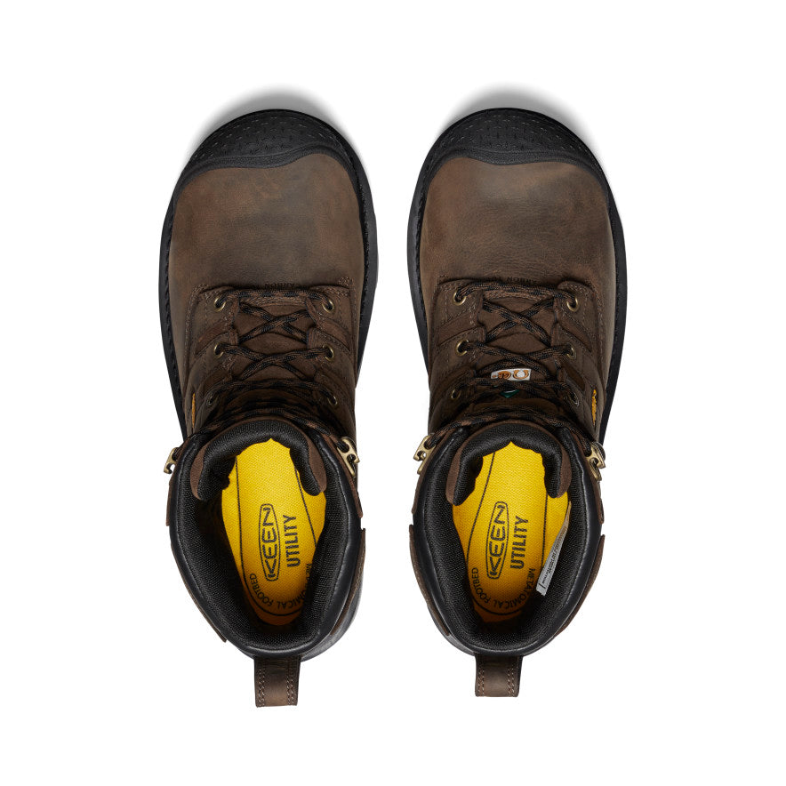 Men's CSA Camden 6" Waterproof Boot (Carbon Toe) Dark Earth/Black / Keen / Dark Earth/Black