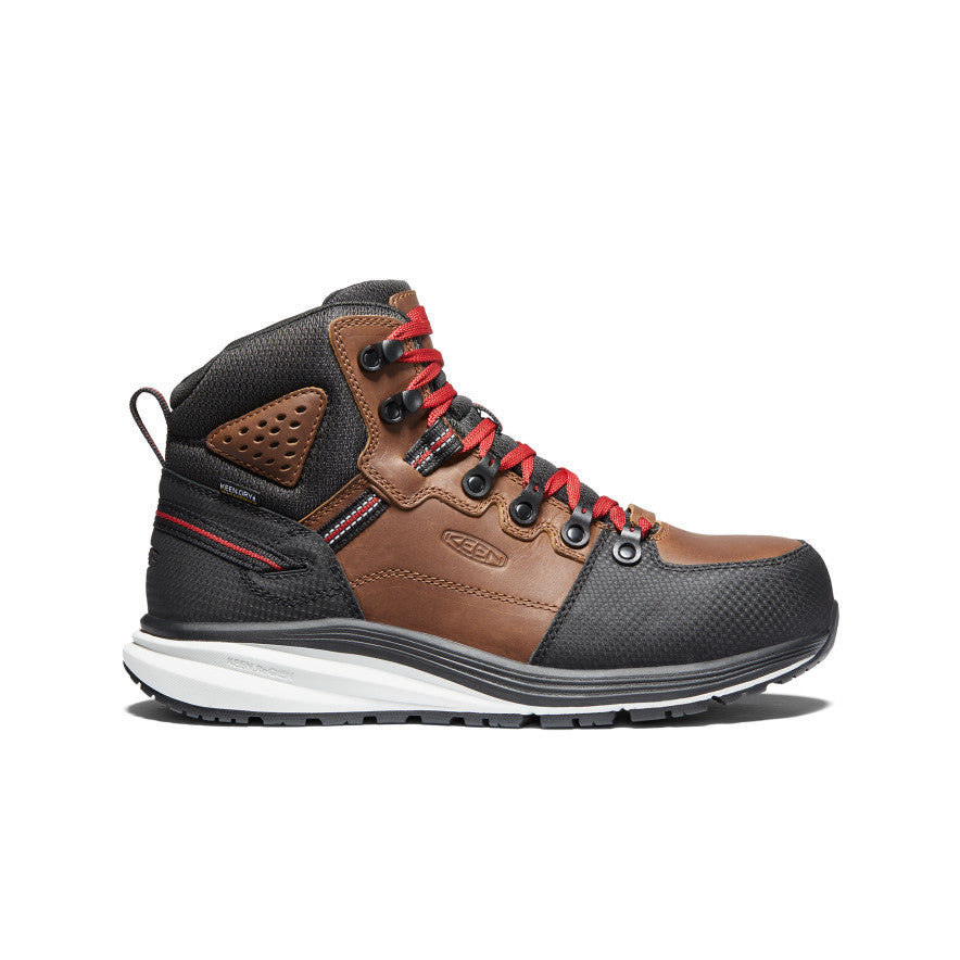 Men's Red Hook Waterproof Boot (Carbon Toe) Tobacco/Black / Keen / Tobacco/Black