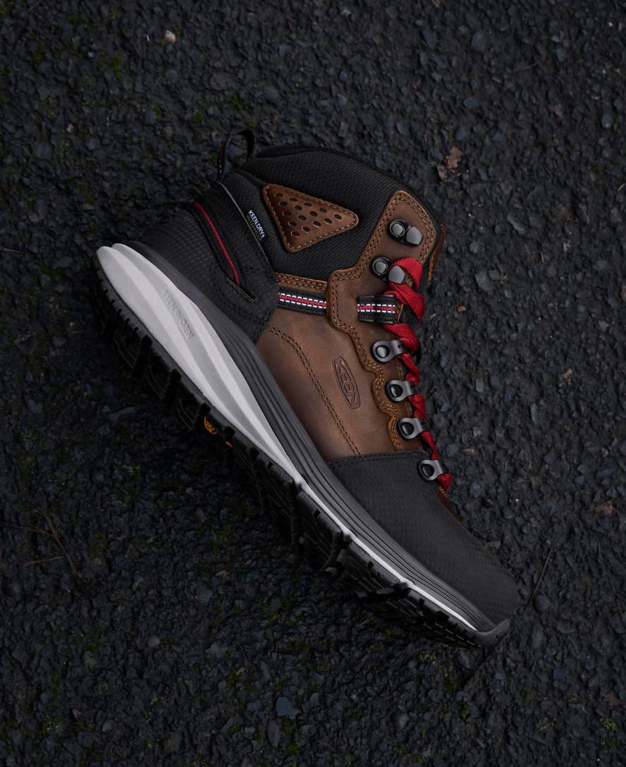 Men's Red Hook Waterproof Boot (Carbon Toe) Tobacco/Black / Keen / Tobacco/Black
