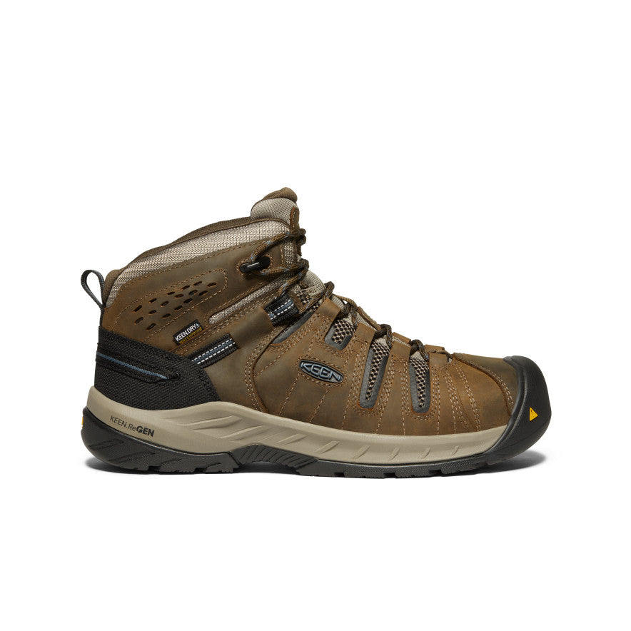 Men's Flint II Waterproof Boot (Steel Toe) Cascade Brown/Orion Blue / Keen / Cascade Brown/Orion Blue