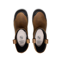 Men's Evanston Pull-On Waterproof Boot (Soft Toe) Bison/Black / Keen / Bison/Black