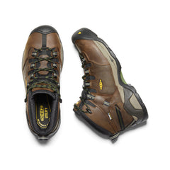 Men's Detroit XT Waterproof Boot (Steel Toe) Cascade Brown/Bronze Green / Keen / Cascade Brown/Bronze Green