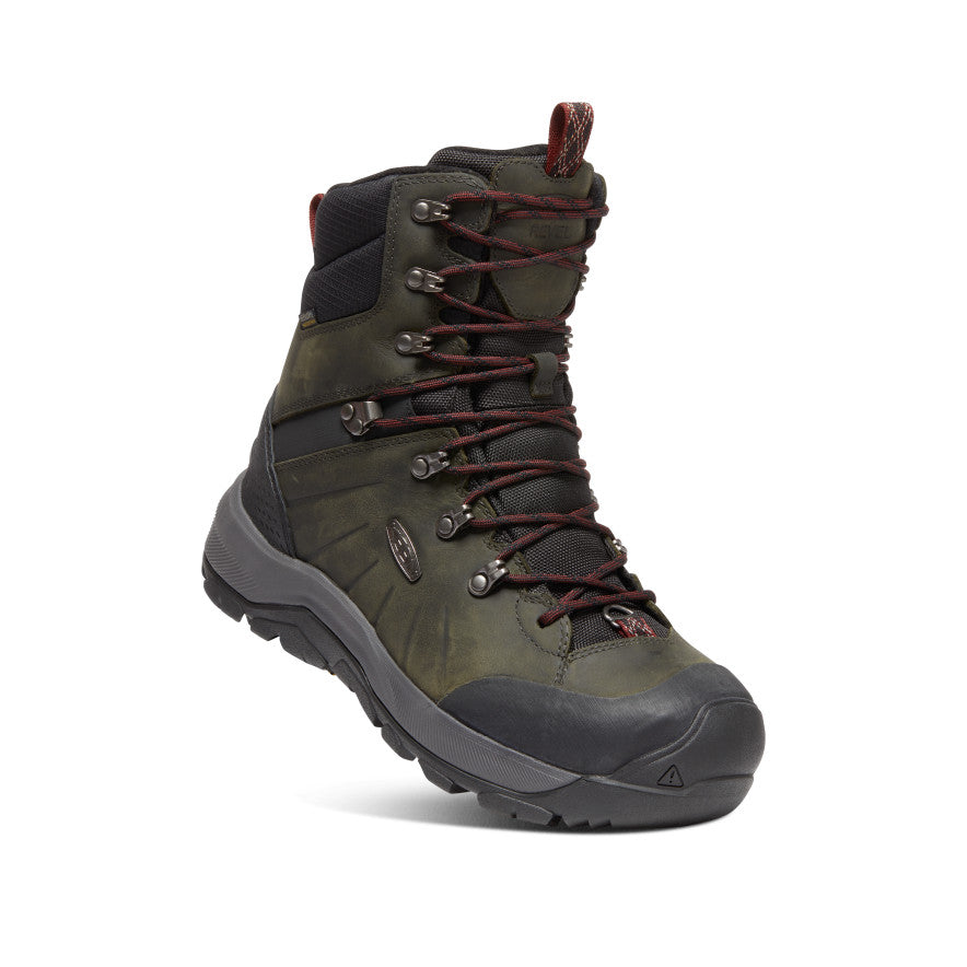Men's Revel IV High Polar Waterproof Boot Magnet/Red Carpet / Keen / Magnet/Red Carpet
