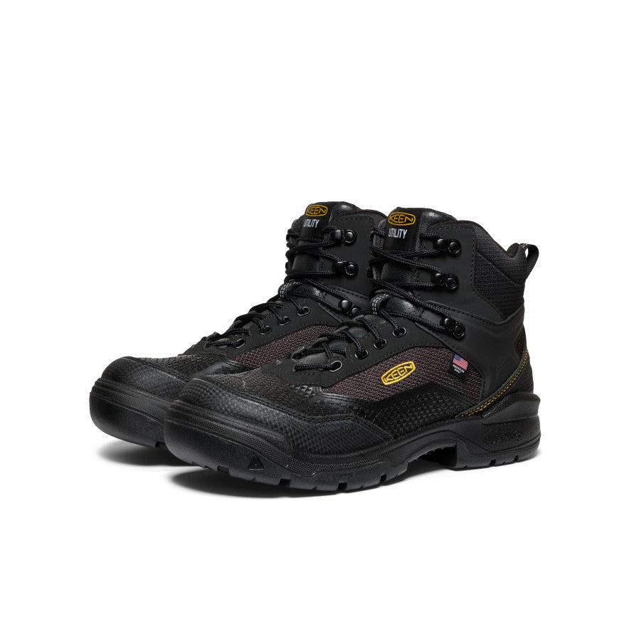 Men's Stronglite Waterproof Boot (Carbon Toe) Black/Black / Keen / Black/Black
