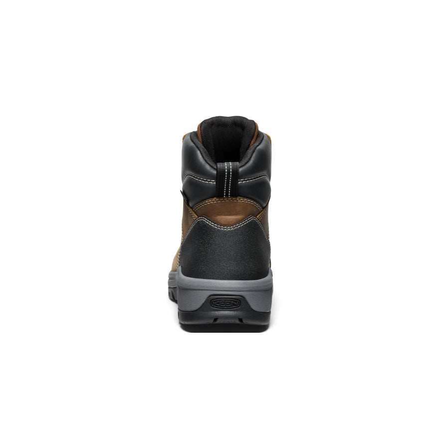 Men's Evanston 6" Waterproof Boot (Soft Toe) Bison/Black / Keen / Bison/Black