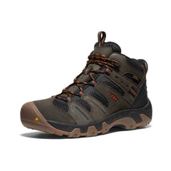 Men's Headout Waterproof Hiking Boot Black Olive/Fossil Orange / Keen / Black Olive/Fossil Orange