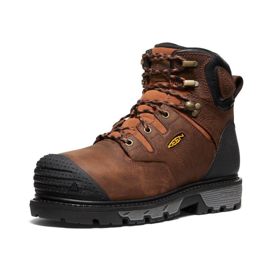 Men's Camden 6" Waterproof Boot INT MET (Carbon Toe) Leather Brown/Black / Keen / Leather Brown/Black