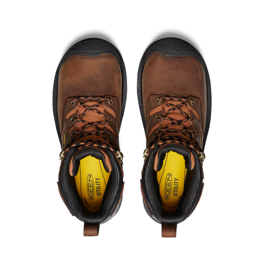 Men's Camden 6" Waterproof Boot INT MET (Carbon Toe) Leather Brown/Black / Keen / Leather Brown/Black
