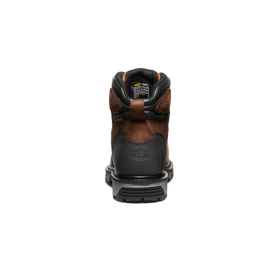 Men's Camden 6" Waterproof Boot INT MET (Carbon Toe) Leather Brown/Black / Keen / Leather Brown/Black