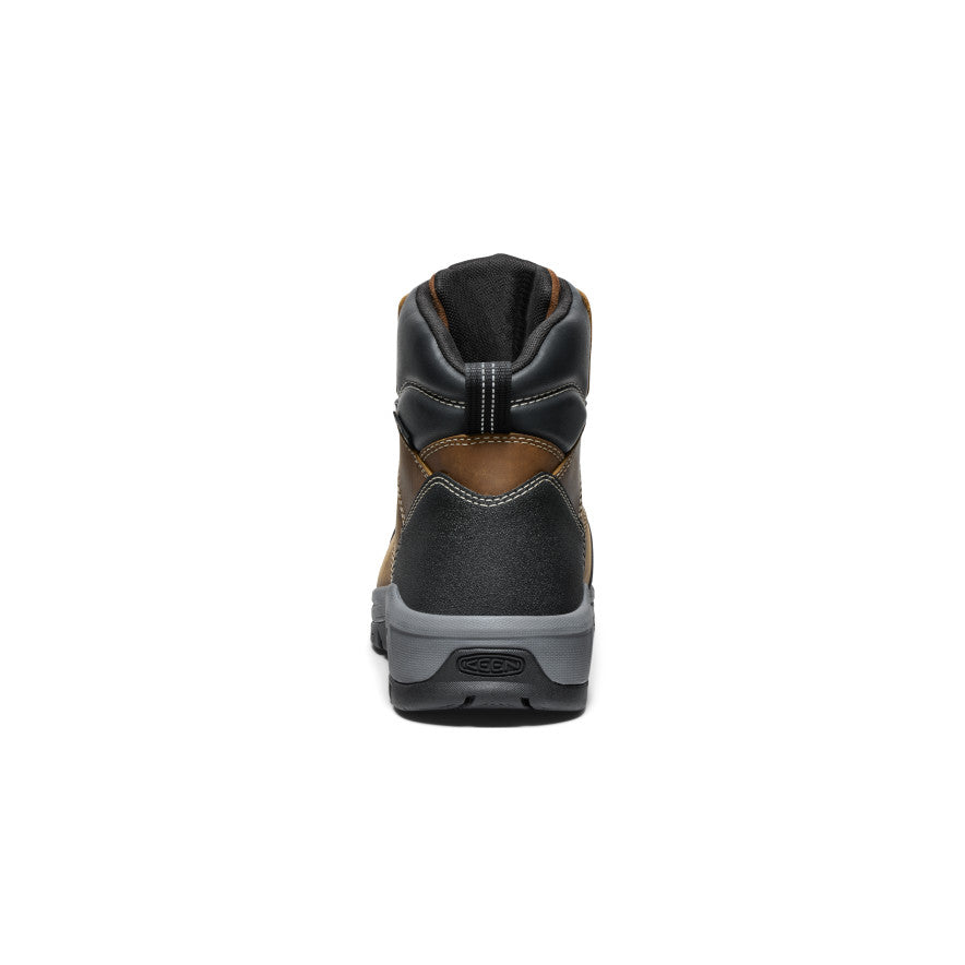 Men's Evanston 6" Waterproof Boot INT MET (Carbon Toe) Bison/Black / Keen / Bison/Black