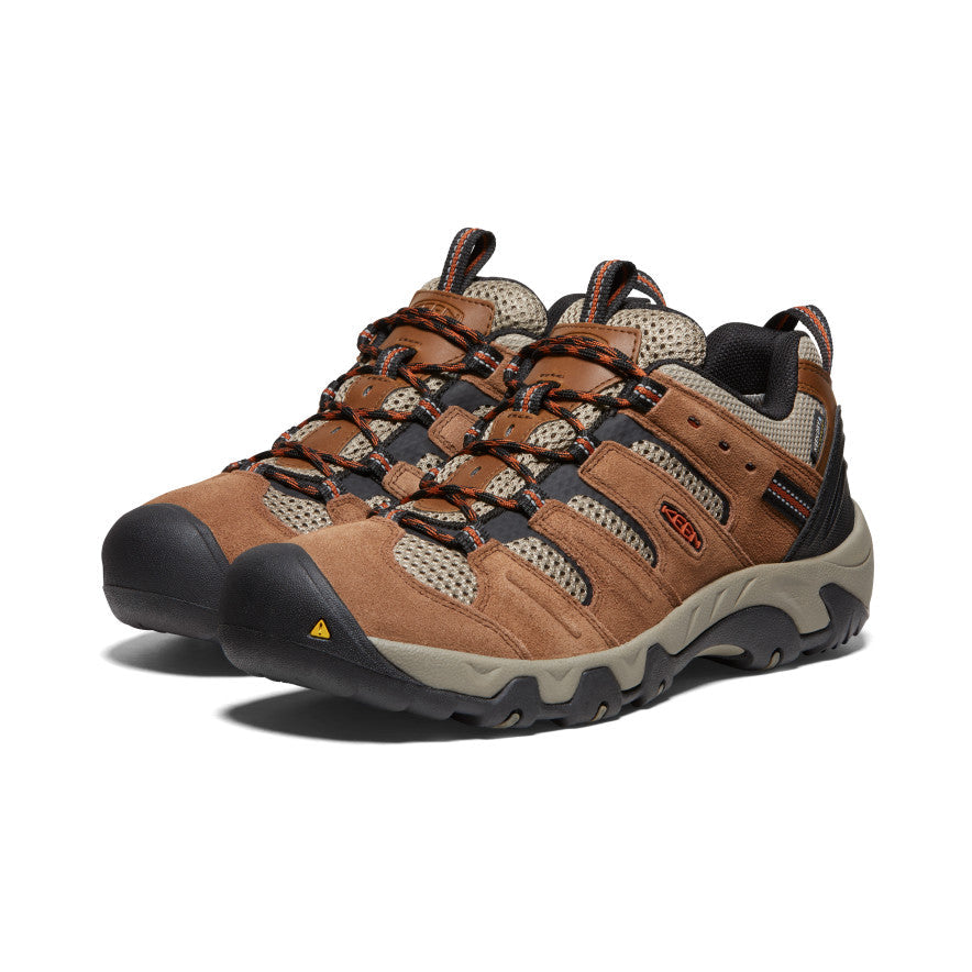 Men's Headout Waterproof Hiking Shoe Bison/Fossil Orange / Keen / Bison/Fossil Orange