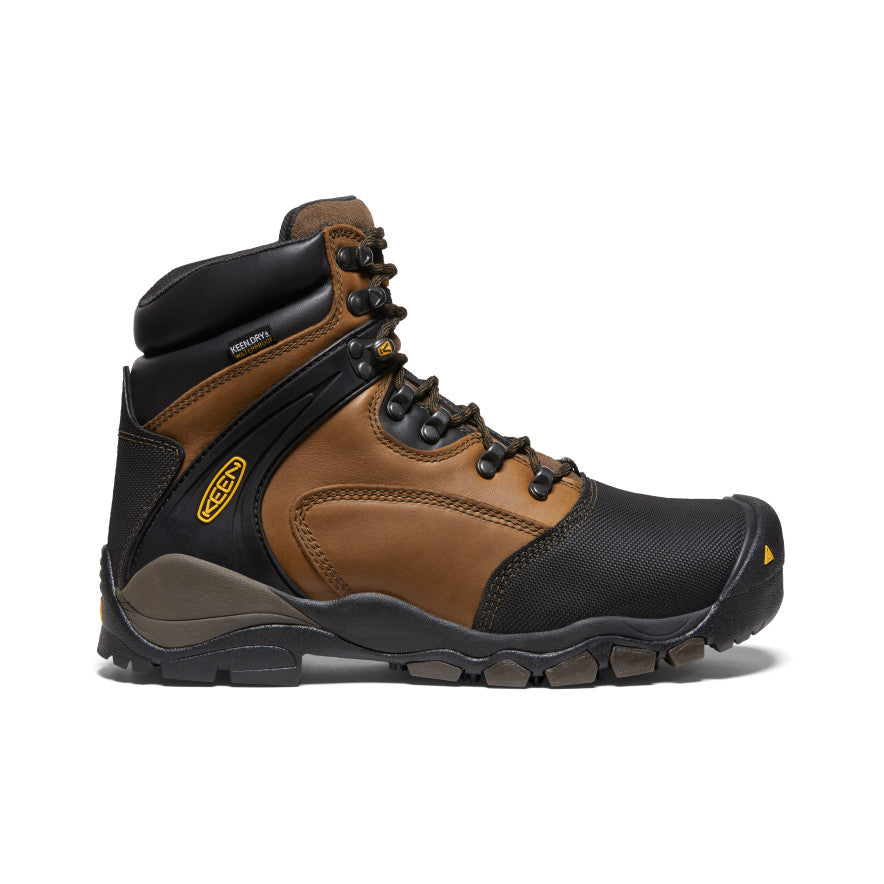 Men's Louisville 6" MET Waterproof Boot (Steel Toe) Slate Black / Keen / Slate Black
