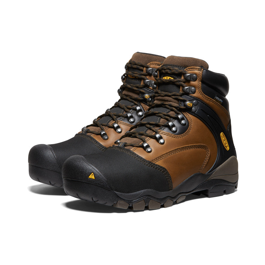 Men's Louisville 6" MET Waterproof Boot (Steel Toe) Slate Black / Keen / Slate Black