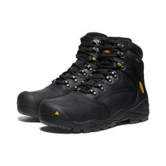 Men's Louisville 6" Waterproof Boot (Steel Toe) Black / Keen / Black