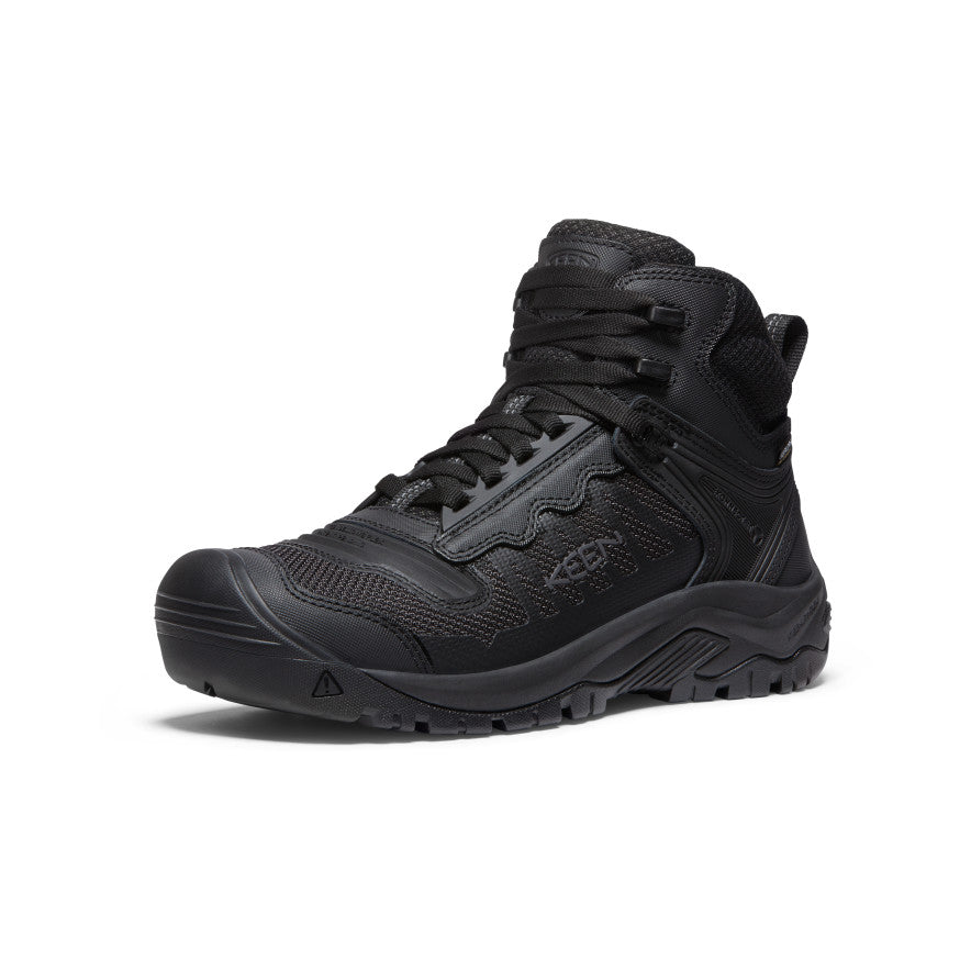 Men's Reno Waterproof Mid (Soft Toe) Black/Black / Keen / Black/Black