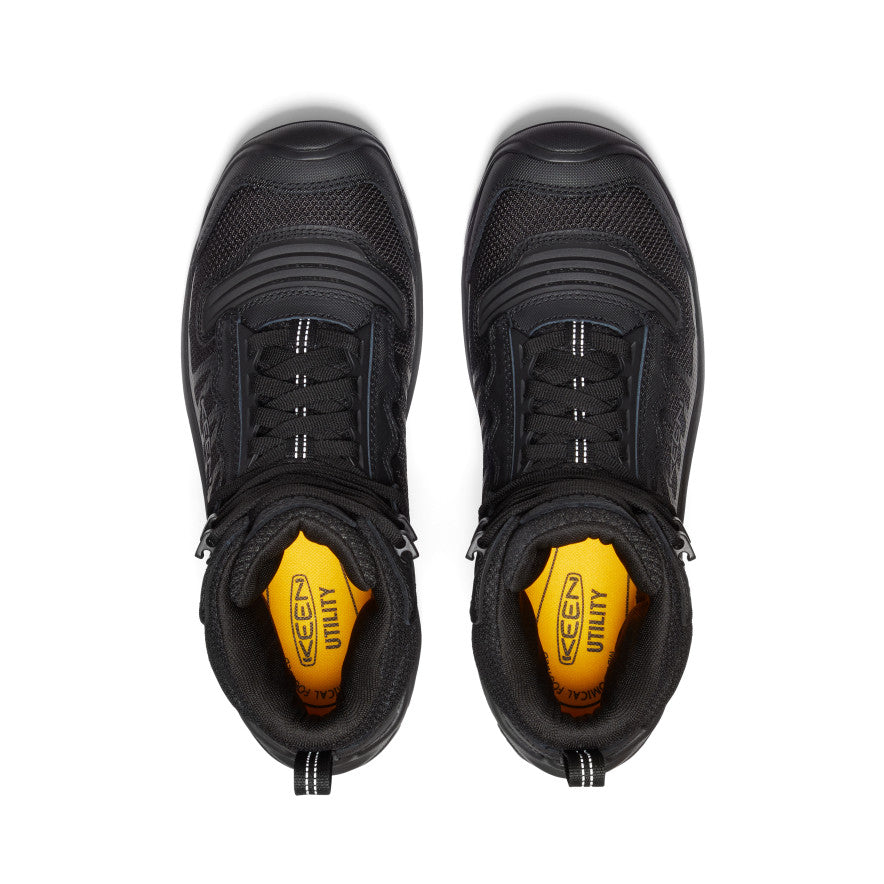 Men's Reno Waterproof Mid (Soft Toe) Black/Black / Keen / Black/Black
