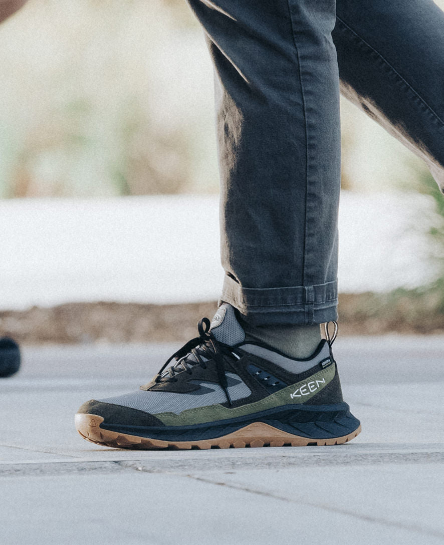 Men's Hightrail Waterproof Hiking Shoe Steel Grey/Forest Night / Keen / Steel Grey/Forest Night