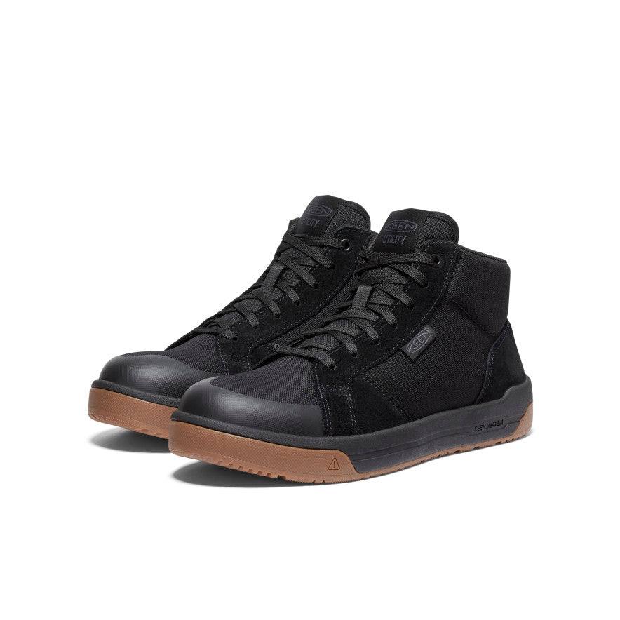 Men's Kenton Mid Work Shoe (Carbon Toe) Black/Gum / Keen / Black/Gum