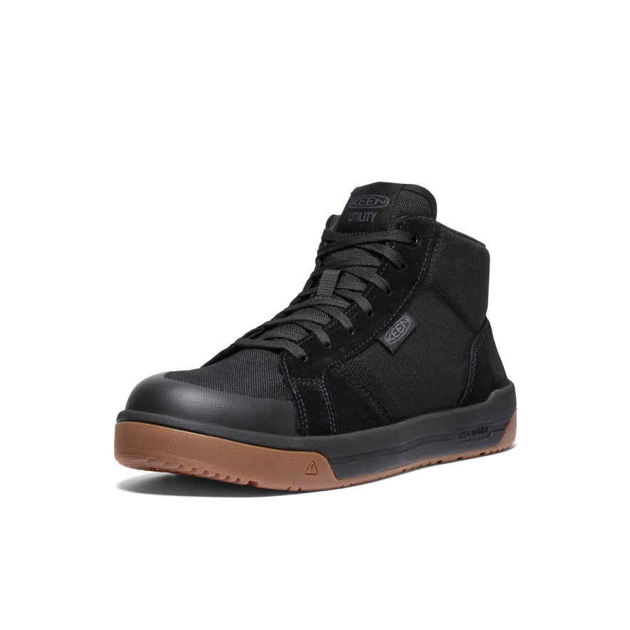 Men's Kenton Mid Work Shoe (Carbon Toe) Black/Gum / Keen / Black/Gum
