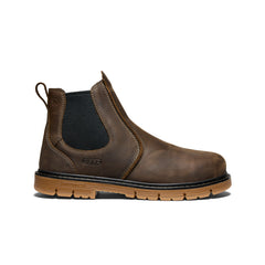 Men's San Jose Chelsea 90° Heel Boot (Aluminum Toe) Cascade Brown/Gum / Keen / Cascade Brown/Gum