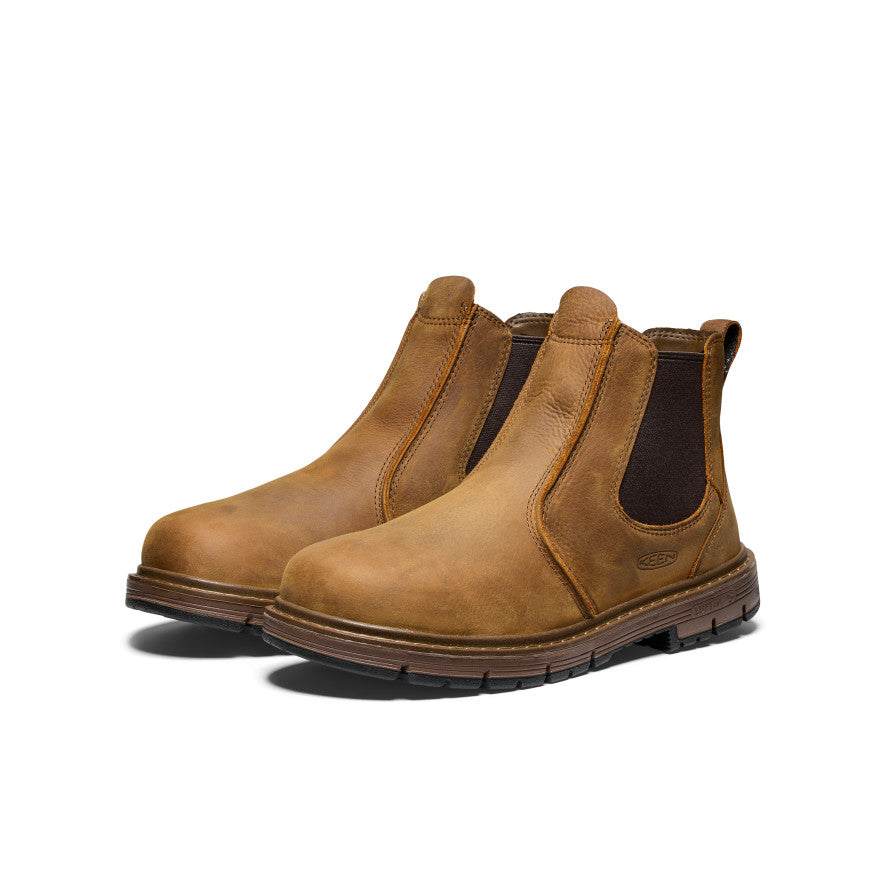 Men's San Jose Chelsea 90° Heel Boot (Soft Toe) Belgian/Gum / Keen / Belgian/Gum
