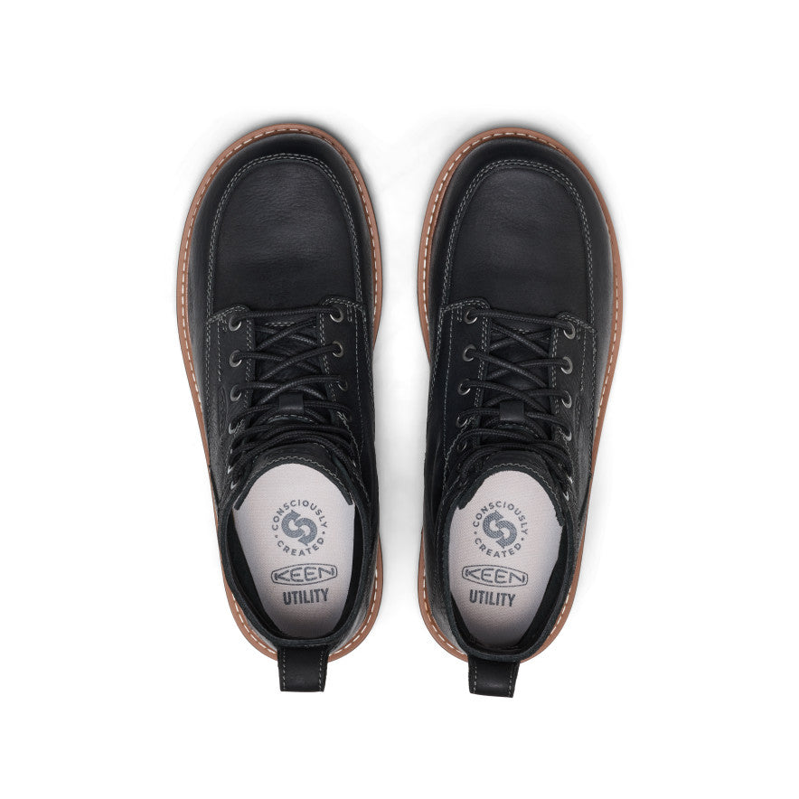 Men's San Jose 6" Boot (Aluminum Toe) Black/Caramel Cafe / Keen / Black/Caramel Cafe