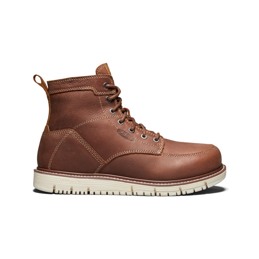 Men's San Jose 6" Boot (Soft Toe) Gingerbread/Off White / Keen / Gingerbread/Off White