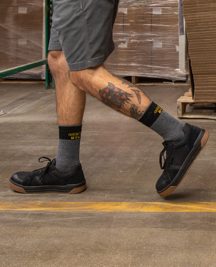 Men's Kenton ESD Work Shoe (Carbon Toe) Black/Gum / Keen / Black/Gum