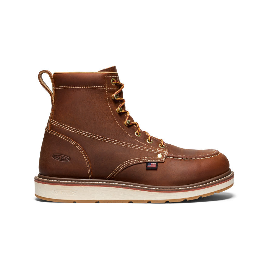 Men's Liberty 6" Boot (Soft Toe) Leather Brown/Birch / Keen / Leather Brown/Birch