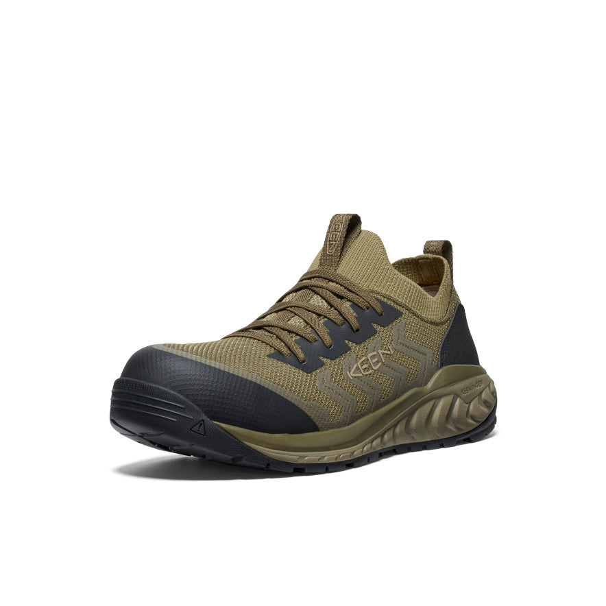 Men's Arvada Shift Work Sneaker (Carbon Toe) Martini Olive/Black / Keen / Martini Olive/Black