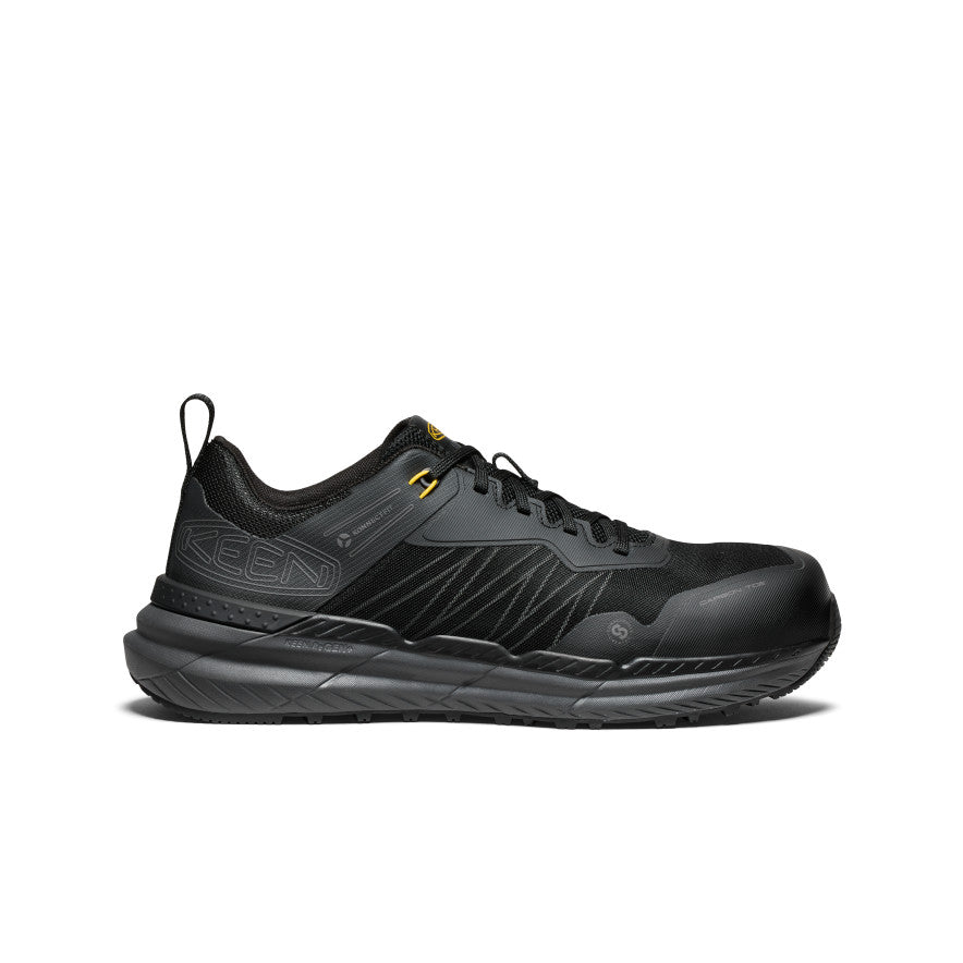 Men's Speedworks Work Sneaker (Carbon Toe) Black/Steel Grey / Keen / Black/Steel Grey
