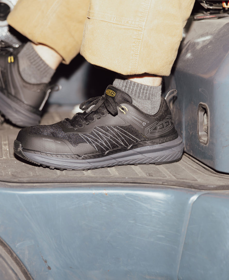 Men's Speedworks Work Sneaker (Carbon Toe) Black/Steel Grey / Keen / Black/Steel Grey