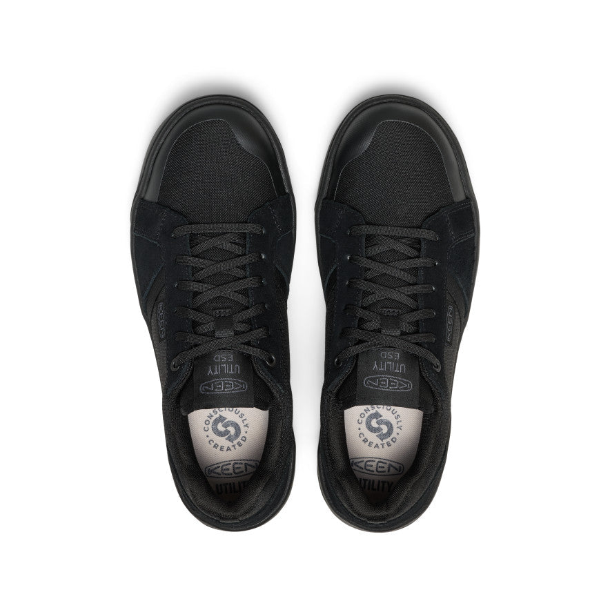 Men's Kenton ESD Work Shoe (Soft Toe) Black/Black / Keen / Black/Black